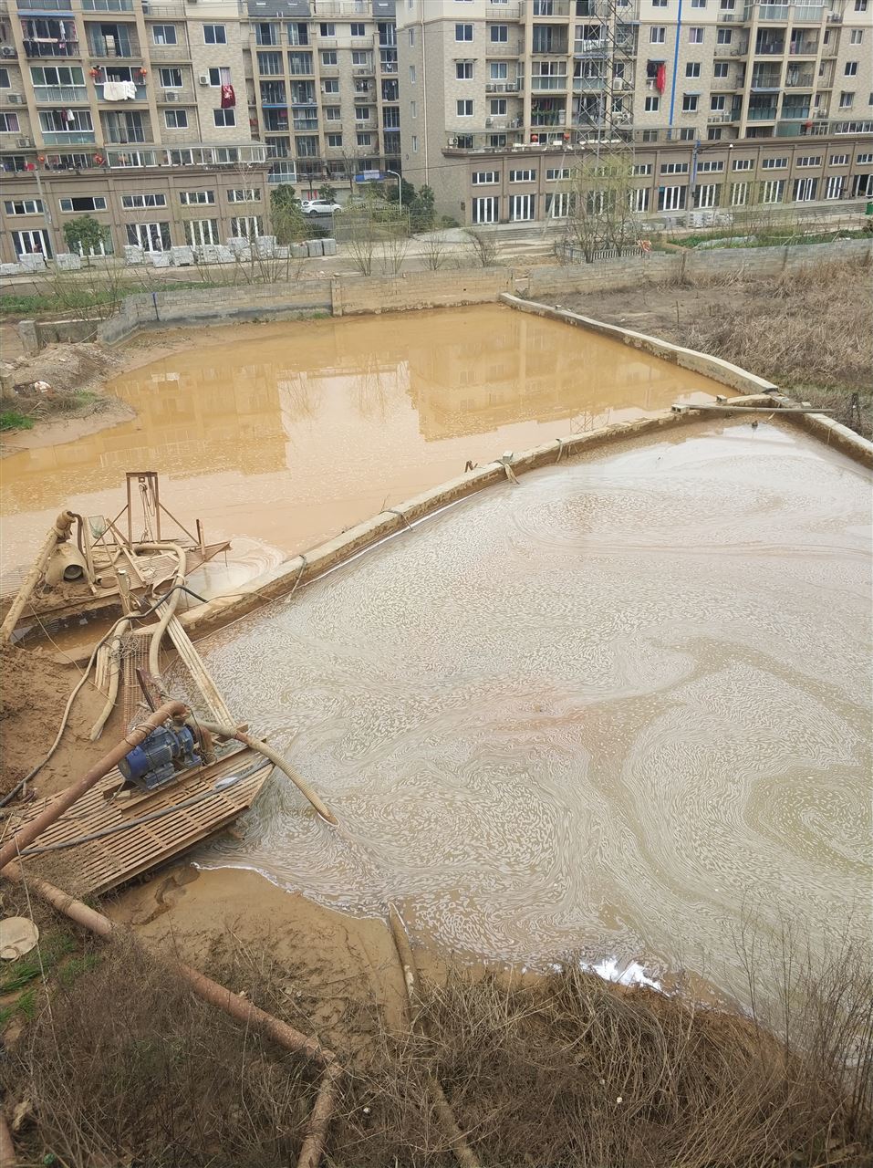 珠晖沉淀池淤泥清理-厂区废水池淤泥清淤